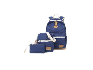 BABY PLUS DOTTED BLUE BAG